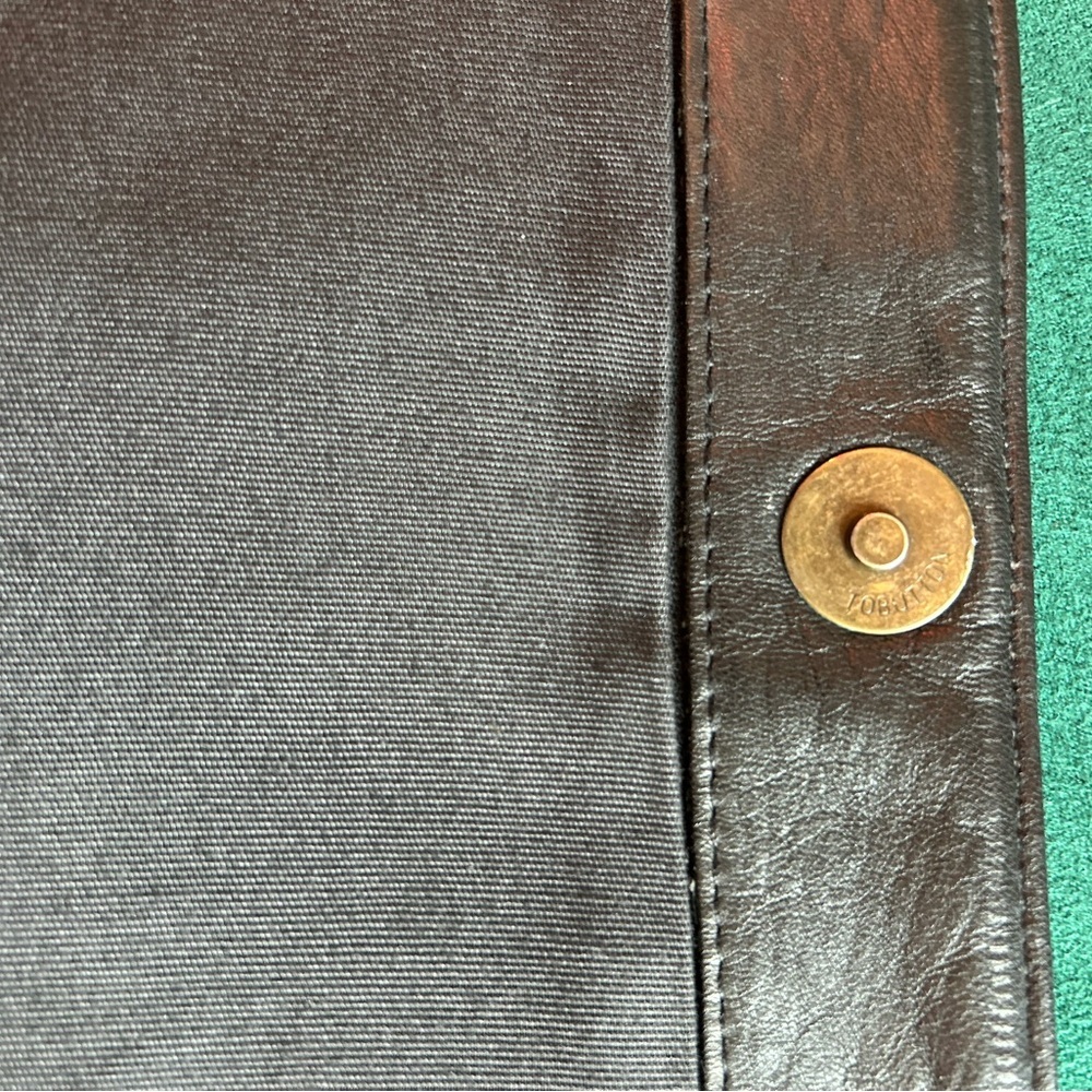 American Vintage Black Leather Satchel - Picture 9 of 15